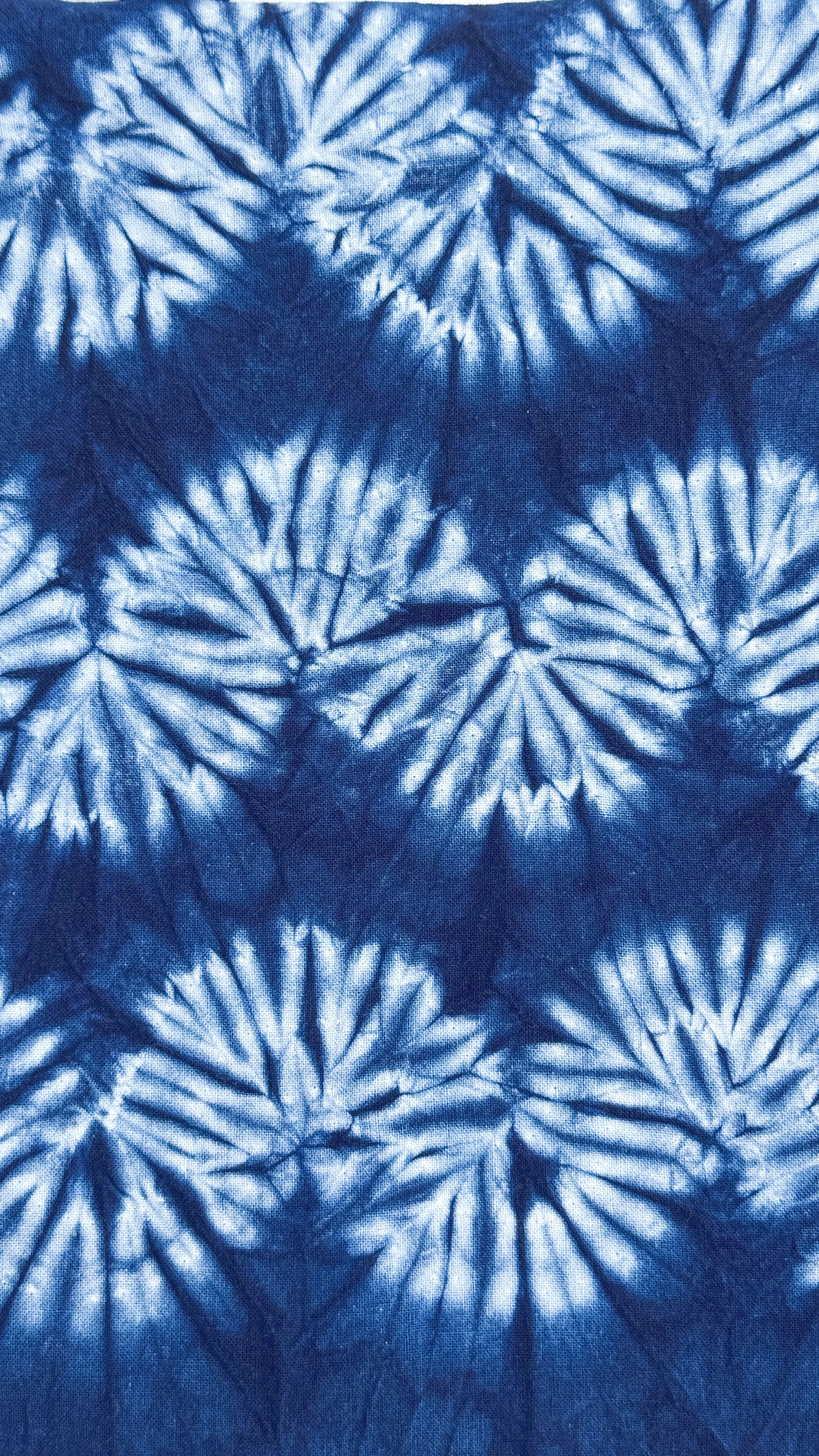 Indigo Bamboo Handle Tote