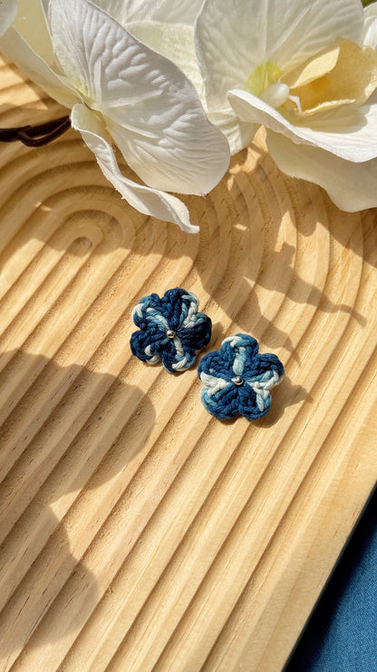 Indigo Thread Earrings - Mei