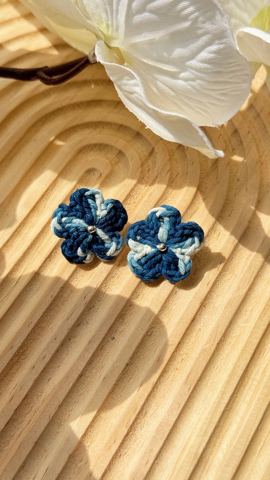 Indigo Thread Earrings - Mei